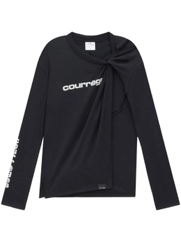 Courreges: Чёрный топ 