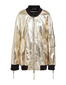 Dsquared2: Кожаная куртка 