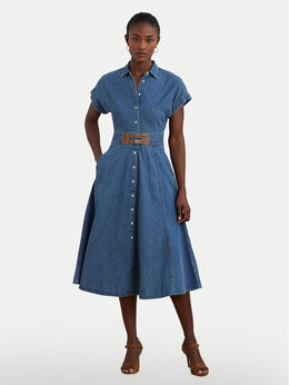 Lauren Ralph Lauren: Джинсовое платье 