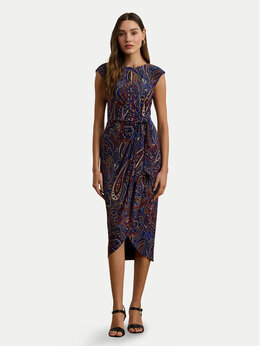 Lauren Ralph Lauren: Многоцветное платье 