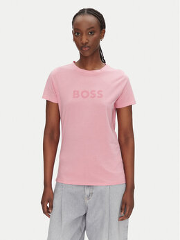BOSS: Розовая футболка 