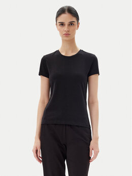 EA7 Emporio Armani: Чёрная футболка 