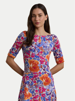 Lauren Ralph Lauren: Многоцветное платье 