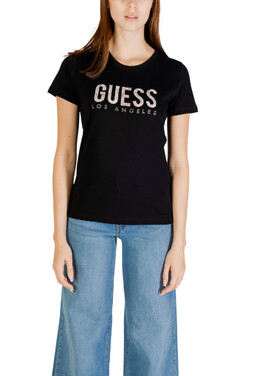 GUESS: Чёрная футболка 