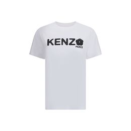 Kenzo: Футболка с цветочным принтом 