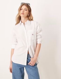 Calvin Klein Jeans: Рубашка свободного кроя 