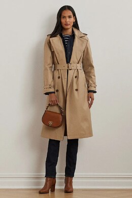 Lauren Ralph Lauren: Бежевое пальто 
