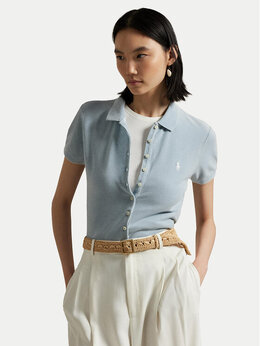 Polo Ralph Lauren: Голубая рубашка 
