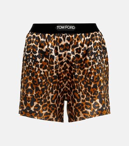 Tom Ford: Шорты с леопардовым принтом 