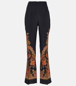 Etro: Шёлковые брюки 