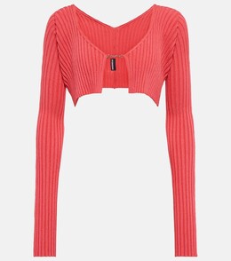 Jacquemus: Короткий кардиган  La Maille Pralù