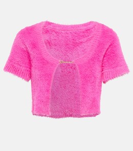 Jacquemus: Короткий кардиган  La Maille Neve