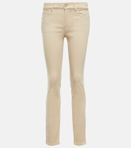 7 For All Mankind: Бежевые джинсы  Roxanne