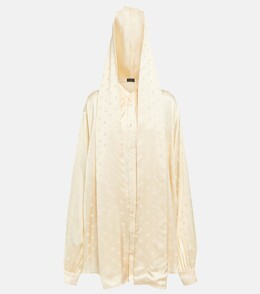 Balenciaga: Жаккардовая блуза 