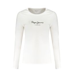 Pepe Jeans: Белый топ 