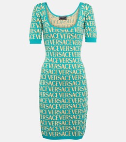 Versace: Короткое платье 