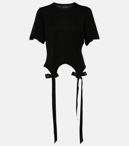 Simone Rocha: Футболка с бантом 