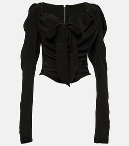Vivienne Westwood: Шёлковый топ 