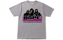 A BATHING APE: Серая футболка 