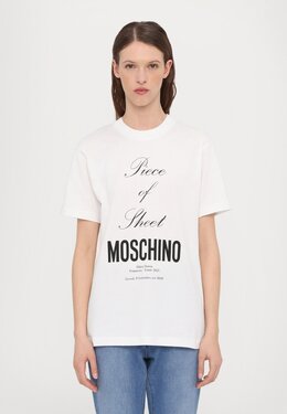 Moschino: Футболка с принтом 