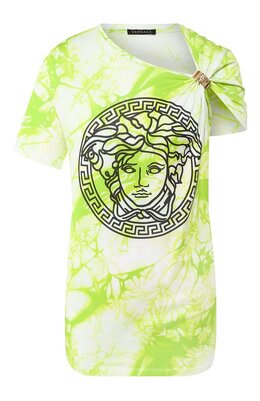 Versace: Хлопковая футболка 