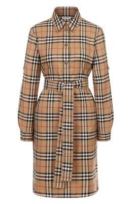Burberry: Хлопковое платье 
