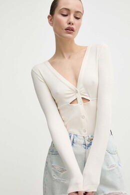 Pinko: Бежевый свитшот 