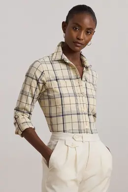 Lauren Ralph Lauren: Хлопковая рубашка 