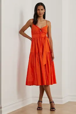 Lauren Ralph Lauren: Хлопковое платье 