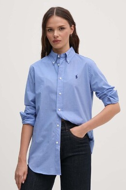 Polo Ralph Lauren: Синяя рубашка 