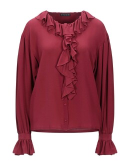 Etro: Бордовая рубашка 