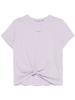 DKNY: Фиолетовая футболка 
