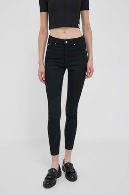 Calvin Klein Jeans: Чёрные джинсы 