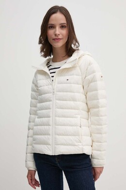 Tommy Hilfiger: Бежевый пуховик 
