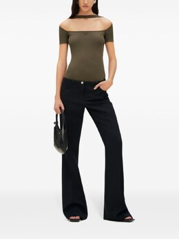 Courreges: Чёрные брюки 