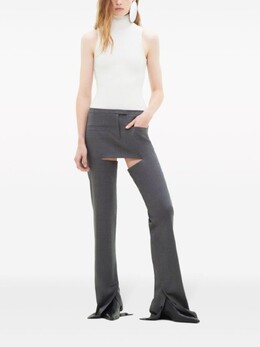 Courreges: Брюки из шерсти 