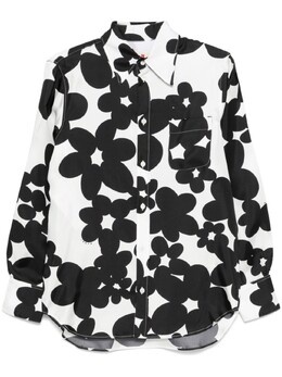 Marni: Чёрная рубашка 