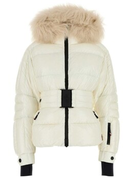 Moncler Grenoble: Белый пуховик 