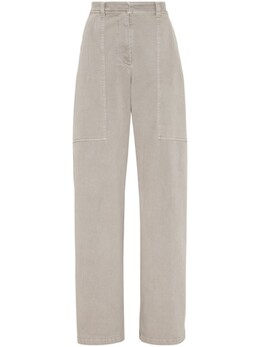 Brunello Cucinelli: Прямые джинсы 