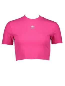 Adidas: Розовая футболка 