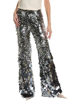 Alberta Ferretti: Чёрные брюки 