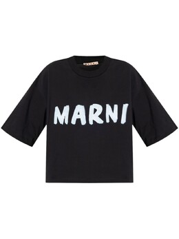 Marni: Хлопковая футболка 