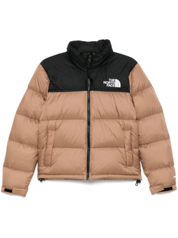 The North Face: Коричневый пуховик  Nuptse