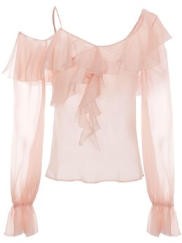 Blumarine: Розовая блуза 