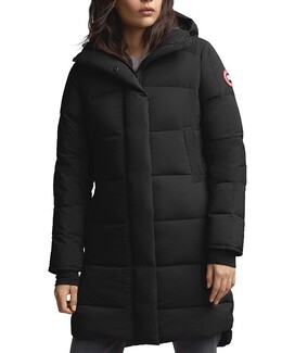 Canada Goose: Чёрный пуховик  Alliston