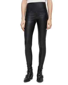 Allsaints: Чёрные легинсы  Cora