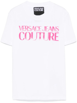 Versace Jeans Couture: Белая футболка 