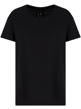 Armani Exchange: Чёрная футболка 