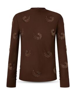 Pinko: Коричневый топ 