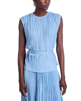 Proenza Schouler White Label: Синий топ 
